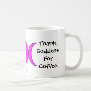 Mug Merci déesse pour le café - une sorcière Cheeky Mu