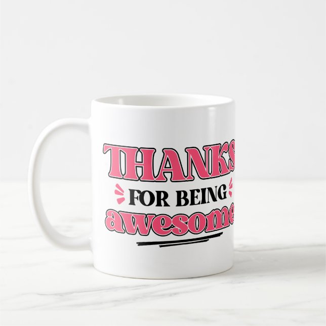 Mug Merci d'être génial (Gauche)