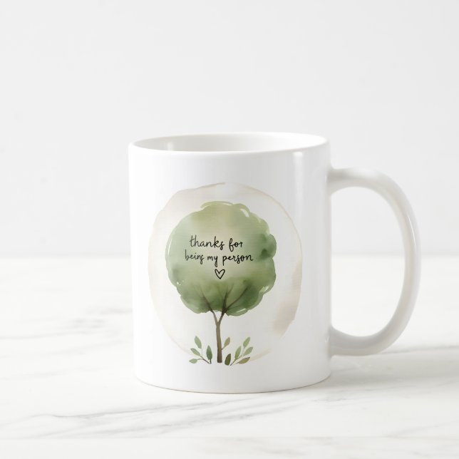 Mug Merci D'Être Ma Personne (Droite)
