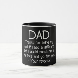 Mug Merci D'Être Mon Père