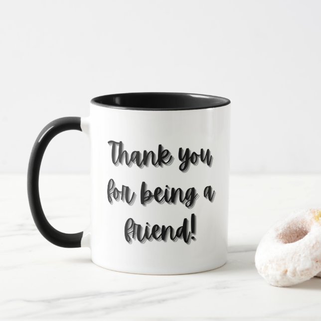 Mug Merci d'être un ami !  Golden Girls (Avec donut)