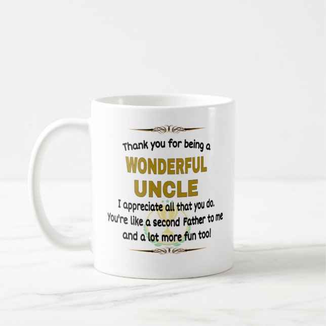 Mug   Merci d'être un merveilleux oncle (Gauche)