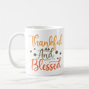 Mug Merci Et Béni Thanksgiving