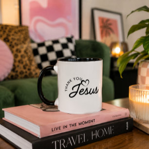 Mug 'Merci Jésus' Quotidien Dévotion Prière Moment de