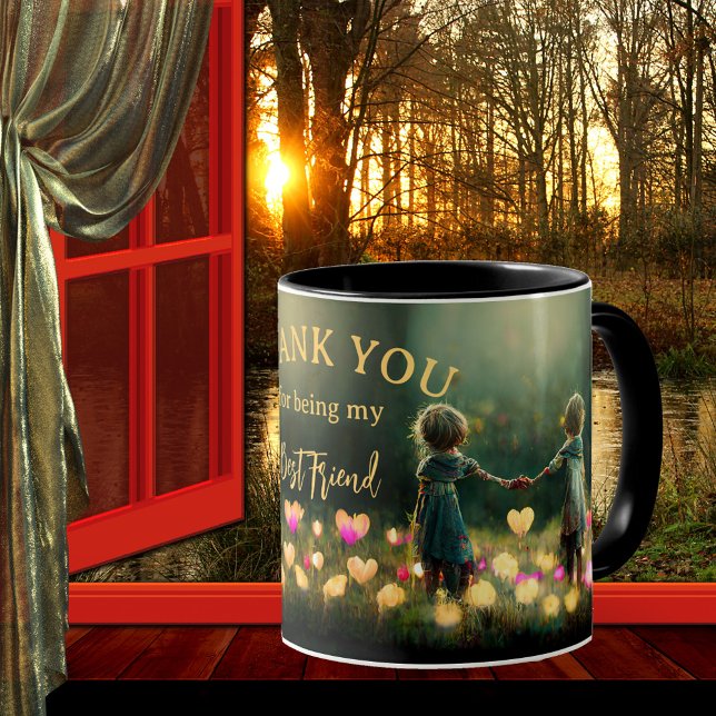 Mug Merci meilleur ami Artiste (Créateur téléchargé)