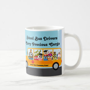 Mug Merci mignon d'appréciation de chauffeur d'autobu