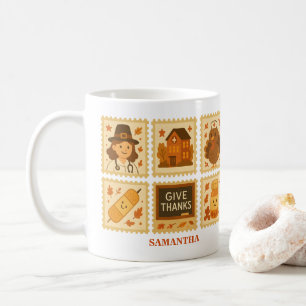 Mug Merci Nurse Collage Automne
