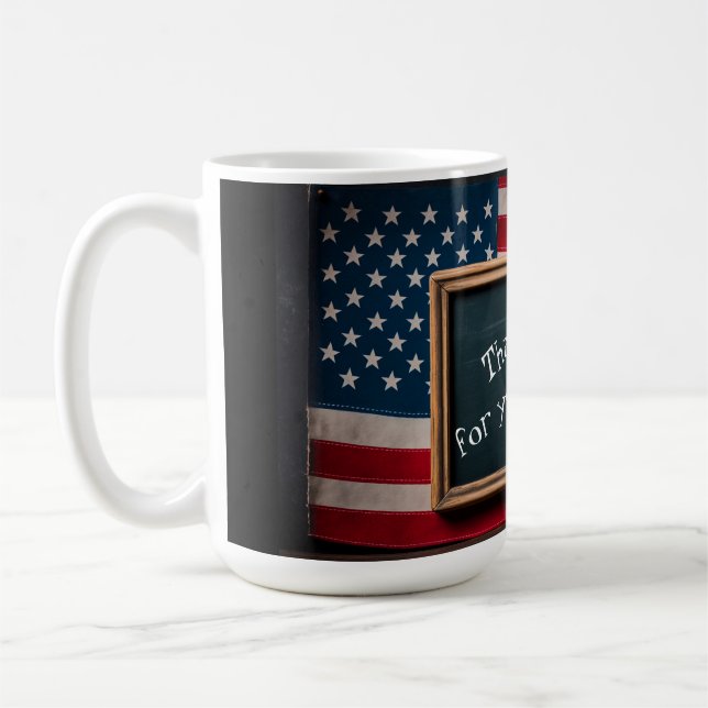 Mug Merci oui pour votre service ! (Gauche)