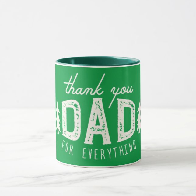 Mug Merci papa pour tout (Centre)