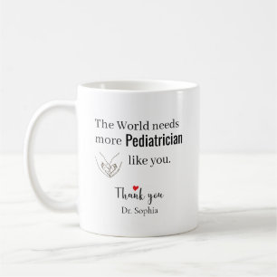 Mug Merci Pédiatre Nom Personnalisé