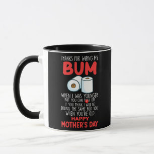 Mug Merci Pour Aspirer Bum Quand J'Étais Plus Jeune Dr