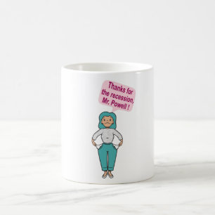 Mug Merci pour la récession, M. Powell