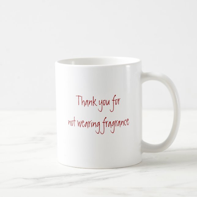 Mug Merci pour le parfum de port (Droite)