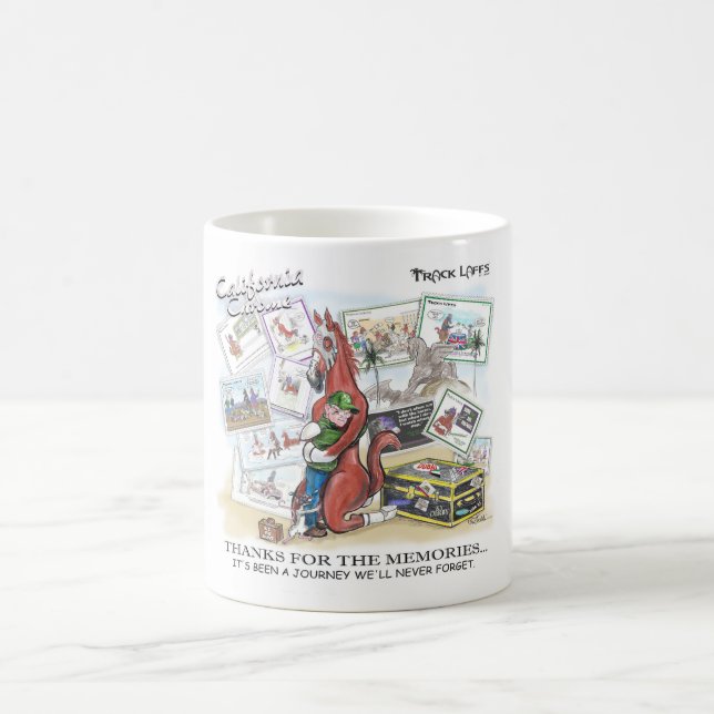 MUG MERCI POUR LES SOUVENIRS - CHROME DE LA CALIFORNIE (Centre)