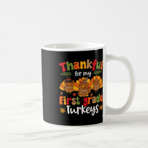 Mug Merci Pour Mes Dindons De Première Année Thanksgiv