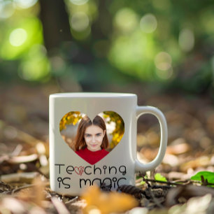 Mug Merci Professeur avec Photo Personnalisée