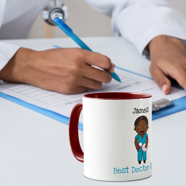 Mug Merci professionnel de soins de santé Chibi person (Créateur téléchargé)