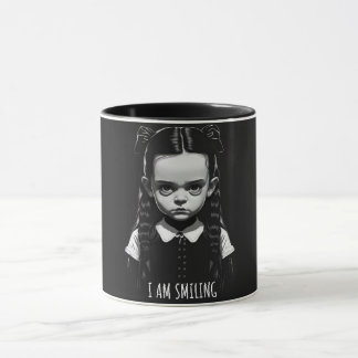 Mug Mercredi oreiller d'humeur - Je souris Cushion