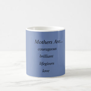 Mug Mère bleue/gris/blanc