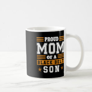 Mug Mère de karaté Féminin Fière Ceinture Noire Fils A