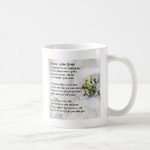 Mug Mère de la conception de bouquet   de mariage de
