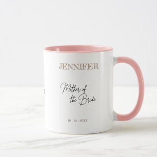 Mug Mère de la mariée Rouge Rose Bud