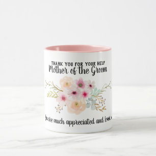 Mug Mère de Merci de chambre Appréciation Fleurs