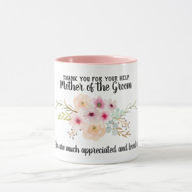 Mug Mère de Merci de chambre Appréciation Fleurs (Centre)