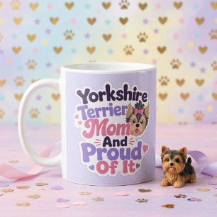 Mug Mère de Yorkshire Terrier et fière de l'être