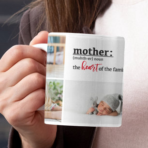 Mug Mère définition coeur de la famille 5 photo