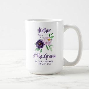 Mug Mère du Groom Purple Lavender Floral