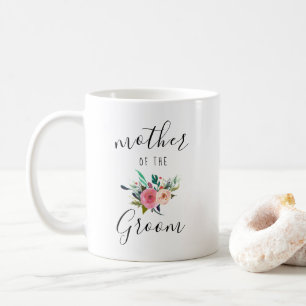 Mug Mère du Mariage Groom Cadeau Boho Floral Chic