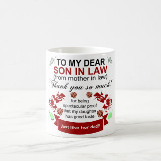 Mug Mère en droit pour fils en droit merci