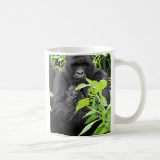 Mug Mère et bébé de gorille de montagne