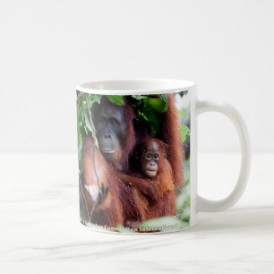 Mug Mère et bébé d'orang-outan