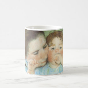 Mug Mère et Enfant par Mary Cassatt, Beaux-Arts Vintag