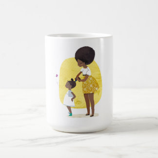 Mug Mère et fille Tournesol jaune