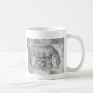 Mug Mère et poulain