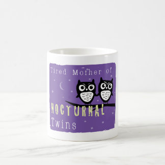 Mug Mère fatiguée des jumeaux nocturnes