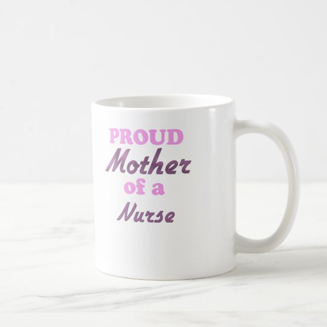 Mug Mère fière d'une infirmière (Droite)