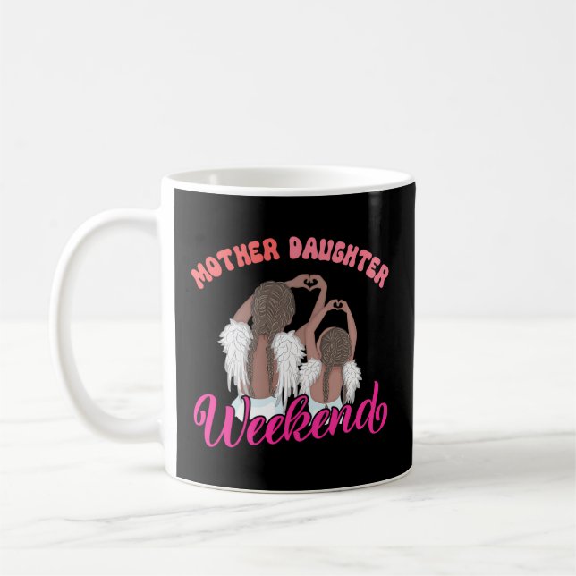 Mug Mère Fille Week-end Voyage en famille (Gauche)