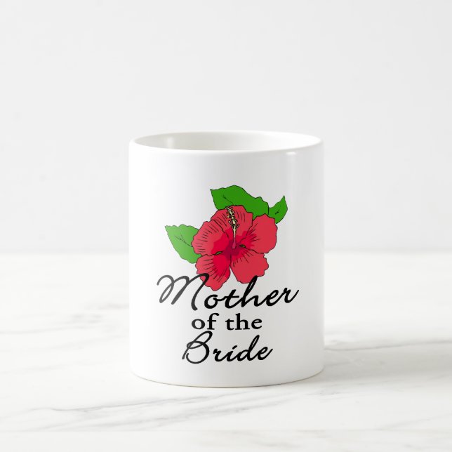 Mug Mère tropicale de ketmie de la jeune mariée (Centre)