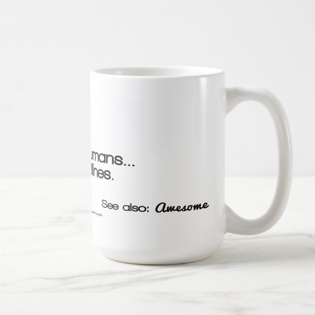 Mug Mères actives : Je fais des humains… et des (Droite)