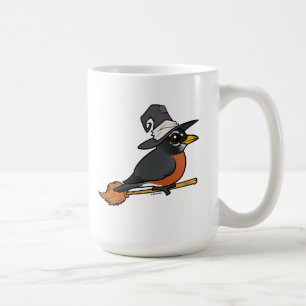 Mug Merle américain Birdorable Sorcière Halloween