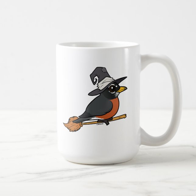 Mug Merle américain Birdorable Sorcière Halloween (Droite)