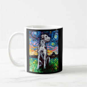Mug Merle Great Dane Starry Night Impressionist Chien 