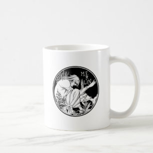 Mug Merlin imaginaire Art Nouveau