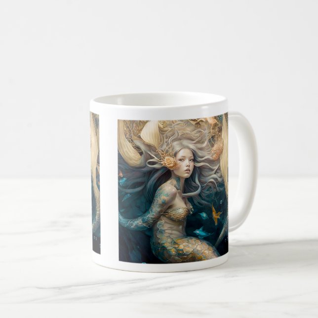 Mug Mermaid Dreams Classic Mug, 11 oz (Devant droit)