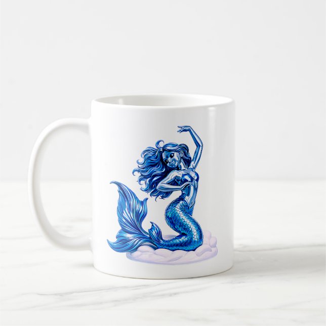 Mug Mermaid Illustration Art (Gauche)
