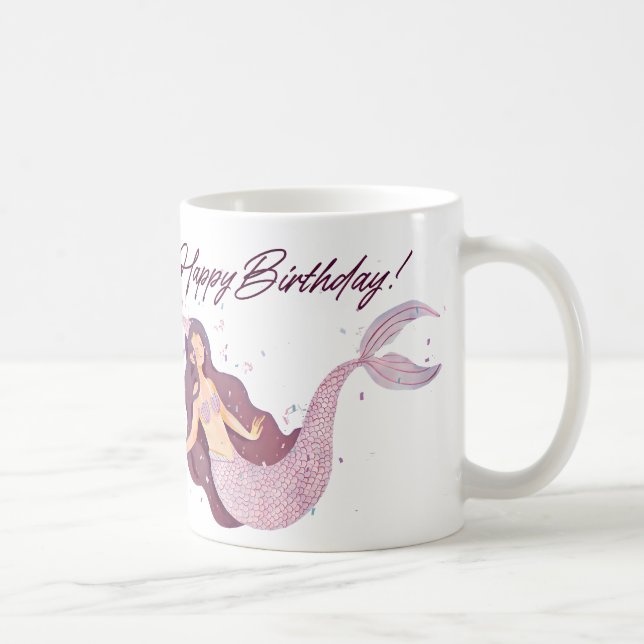 Mug Mermaid Magic Happy Birthday Cup (Droite)